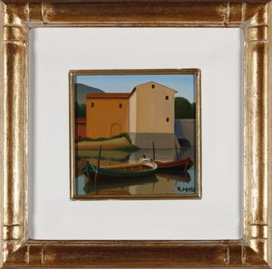 MASI ROBERTO (1940 - 2011) - Riflessi d'Arno.
