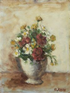 ROSAI OTTONE (1895 - 1957) - Vaso di fiori.