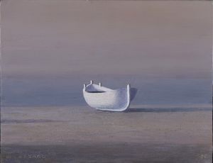 LAZZARO WALTER (1914 - 1989) - Barca bianca.