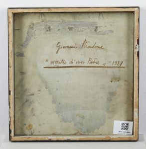 STRADONE GIOVANNI (1911 - 1981) : Ritratto di mio padre.  - Asta Asta 396 | ARTE MODERNA E CONTEMPORANEA Online - Associazione Nazionale - Case d'Asta italiane