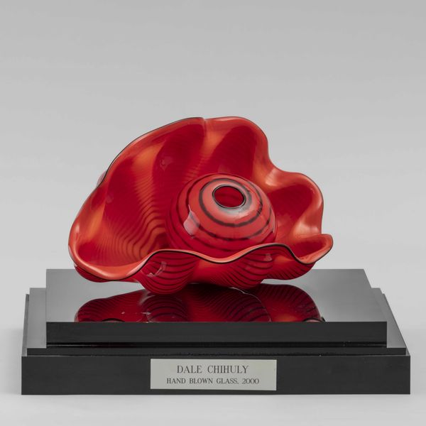 Dale Patrick Chihuly : Red Seaform, 2000  - Asta Vetri e Ceramiche del '900 - Associazione Nazionale - Case d'Asta italiane