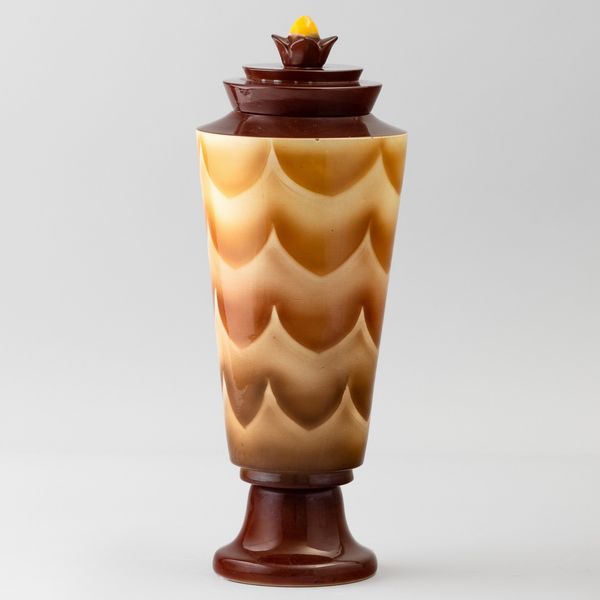 Angelo Simonetto : Galvani, Pordenone, 1930 ca<BR>disegno di Leo Leoncini  - Asta Vetri e Ceramiche del '900 - Associazione Nazionale - Case d'Asta italiane