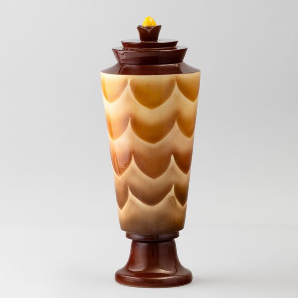 Angelo Simonetto : Galvani, Pordenone, 1930 ca<BR>disegno di Leo Leoncini  - Asta Vetri e Ceramiche del '900 - Associazione Nazionale - Case d'Asta italiane