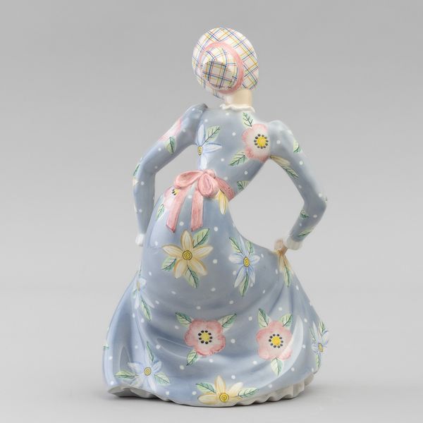 Camillo Ghigo : Lenci, Torino, 1930 ca La Riverenza  - Asta Vetri e Ceramiche del '900 - Associazione Nazionale - Case d'Asta italiane