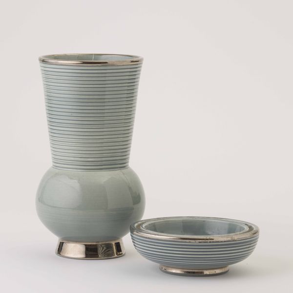 GIO PONTI : Richard Ginori, San Cristoforo, Milano, 1936 ca  - Asta Vetri e Ceramiche del '900 - Associazione Nazionale - Case d'Asta italiane