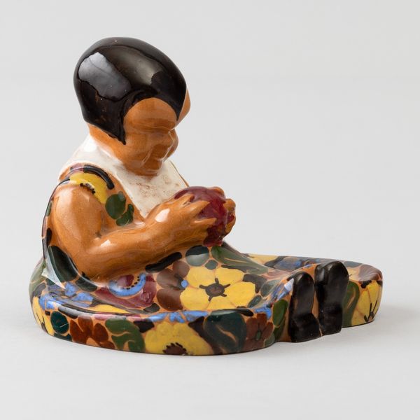 Davide Fabbri : La Salamandra, Perugia, 1923-30<BR>modello Domenico Baccarini  - Asta Vetri e Ceramiche del '900 - Associazione Nazionale - Case d'Asta italiane