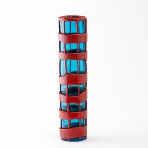 FULVIO BIANCONI : Venini, Murano, 1996 Vaso Cestino  - Asta Vetri e Ceramiche del '900 - Associazione Nazionale - Case d'Asta italiane