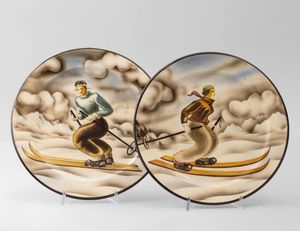 Carraresi e Lucchesi, Sesto Fiorentino, 1940 ca  - Asta Vetri e Ceramiche del '900 - Associazione Nazionale - Case d'Asta italiane