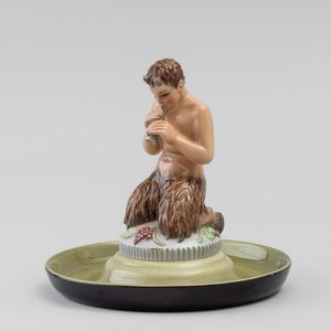 Abele Jacopi : Lenci, Torino, 1935 Fauno  - Asta Vetri e Ceramiche del '900 - Associazione Nazionale - Case d'Asta italiane