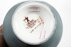 GIO PONTI : Richard Ginori, San Cristoforo, Milano, 1936 ca  - Asta Vetri e Ceramiche del '900 - Associazione Nazionale - Case d'Asta italiane