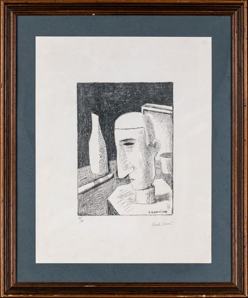 Carlo Carrà : Natura morta metafisica  - Asta Arte moderna e contemporanea - Associazione Nazionale - Case d'Asta italiane