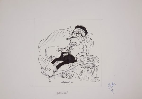 Anonimo del XX secolo : Lotto di Cinque illustrazioni  - Asta Arte moderna e contemporanea - Associazione Nazionale - Case d'Asta italiane