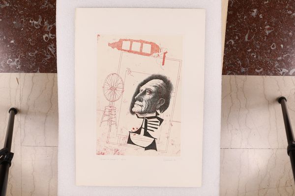 Giuseppe Guerreschi : Senza titolo  - Asta Arte moderna e contemporanea - Associazione Nazionale - Case d'Asta italiane