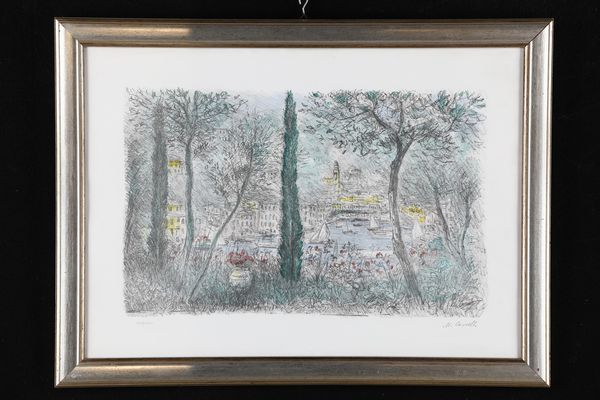 MICHELE CASCELLA : Portofino  - Asta Arte moderna e contemporanea - Associazione Nazionale - Case d'Asta italiane