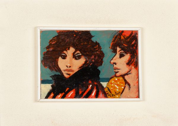 Fausto Maria Liberatore : Ritratto  - Asta Arte moderna e contemporanea - Associazione Nazionale - Case d'Asta italiane