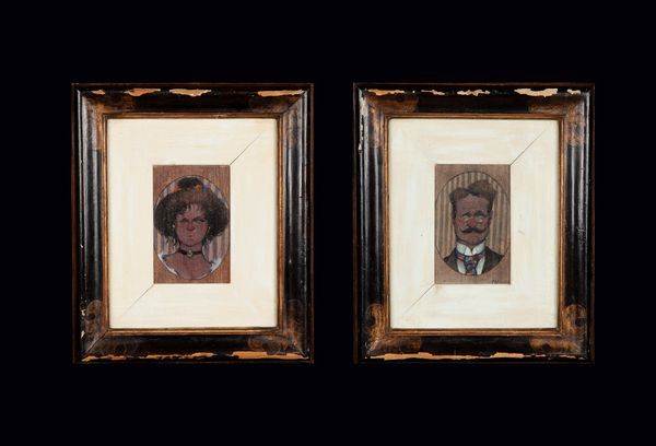 Lotto di 2 dipinti  - Asta Arte moderna e contemporanea - Associazione Nazionale - Case d'Asta italiane