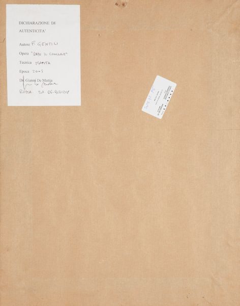 Anonimo del XX secolo : Dopo il conclave (pensieri funesti)  - Asta Arte moderna e contemporanea - Associazione Nazionale - Case d'Asta italiane