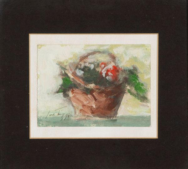 Sergio Scatizzi : Cesto di fiori  - Asta Arte moderna e contemporanea - Associazione Nazionale - Case d'Asta italiane