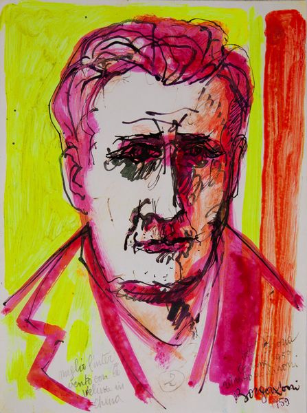 Aldo Borgonzoni : Ritratto di Sironi  - Asta Arte moderna e contemporanea - Associazione Nazionale - Case d'Asta italiane