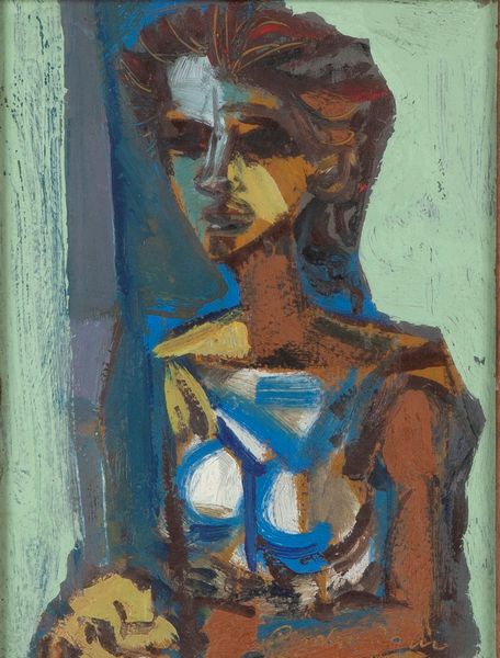 Aldo Borgonzoni : Ritratto femminile  - Asta Arte moderna e contemporanea - Associazione Nazionale - Case d'Asta italiane