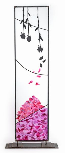 Lino Frongia : Tre rose nere per gli amori recisi  - Asta Arte moderna e contemporanea - Associazione Nazionale - Case d'Asta italiane