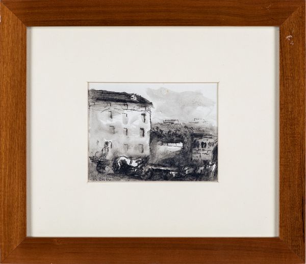 Alberto Ziveri : Carri di buoi  - Asta Arte moderna e contemporanea - Associazione Nazionale - Case d'Asta italiane