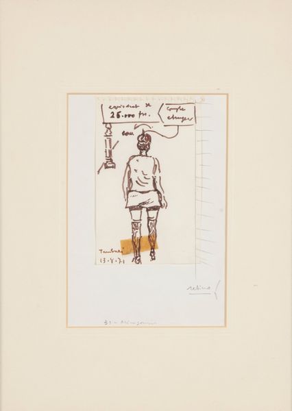 Orfeo Tamburi : Figura di spalle  - Asta Arte moderna e contemporanea - Associazione Nazionale - Case d'Asta italiane