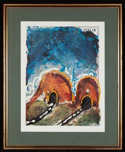 MARIO SCHIFANO : Lotto di tre serigrafie Autostrade  - Asta Arte moderna e contemporanea - Associazione Nazionale - Case d'Asta italiane