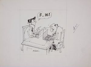 Anonimo del XX secolo : Lotto di Cinque illustrazioni  - Asta Arte moderna e contemporanea - Associazione Nazionale - Case d'Asta italiane