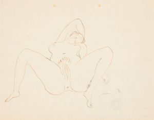 Carlo Levi - Nudo di donna
