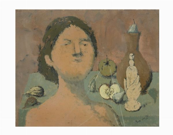 Fanciulla, 1969  - Asta Libri illustrati e Arte Moderna, Contemporanea e Dipinti del XIX secolo - Associazione Nazionale - Case d'Asta italiane