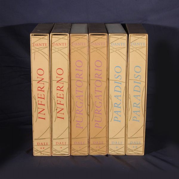 SALVADOR DALI, LA DIVINA COMMEDIA  - Asta Libri illustrati e Arte Moderna, Contemporanea e Dipinti del XIX secolo - Associazione Nazionale - Case d'Asta italiane