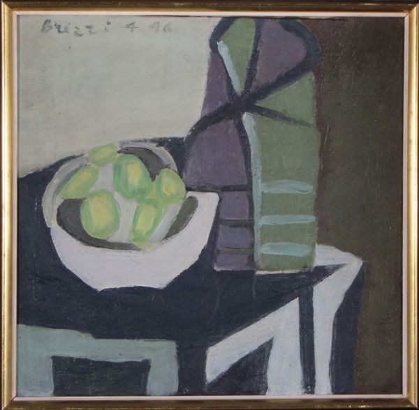 Natura morta, 1946  - Asta Libri illustrati e Arte Moderna, Contemporanea e Dipinti del XIX secolo - Associazione Nazionale - Case d'Asta italiane