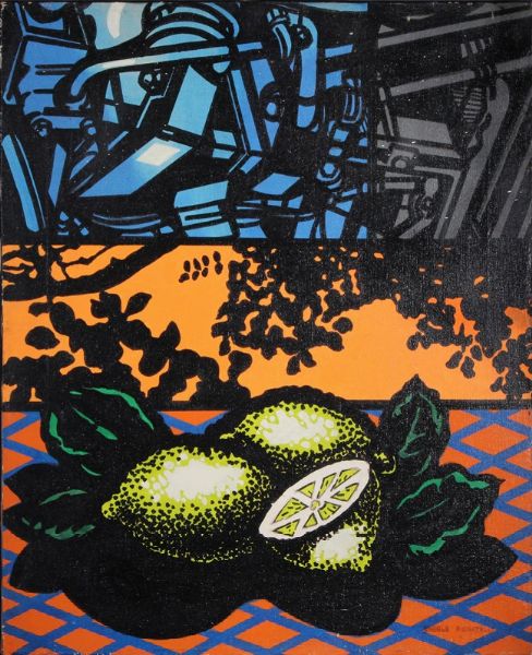 Natura morta e meccanismi, 1966/1967  - Asta Libri illustrati e Arte Moderna, Contemporanea e Dipinti del XIX secolo - Associazione Nazionale - Case d'Asta italiane