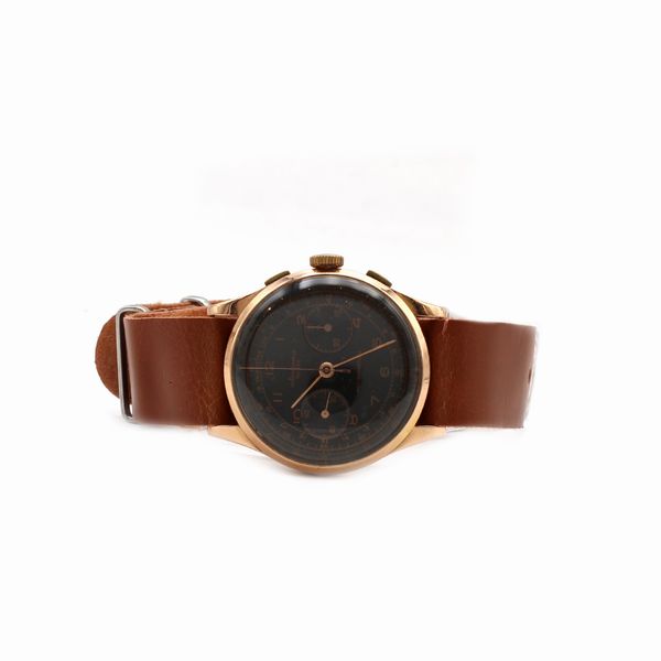 Cronograph Suisse, orologio cronografo bicompax vintage  da polso  - Asta Orologi da polso Web Only - Associazione Nazionale - Case d'Asta italiane