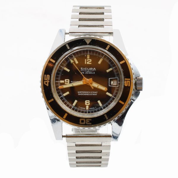 Sicura, orologio vintage da polso  - Asta Orologi da polso Web Only - Associazione Nazionale - Case d'Asta italiane