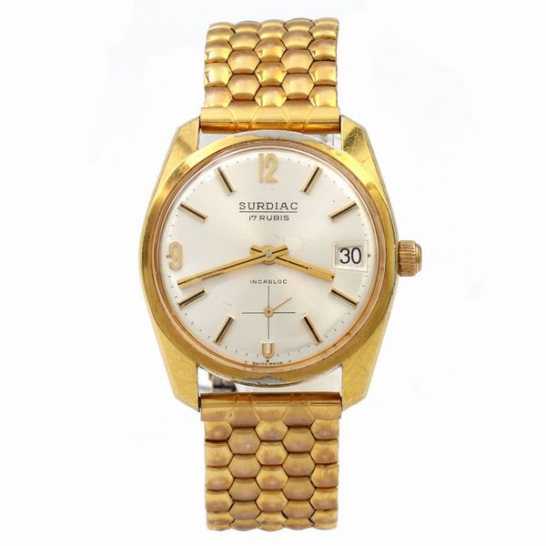 Surdiac, orologio vintage da polso  - Asta Orologi da polso Web Only - Associazione Nazionale - Case d'Asta italiane