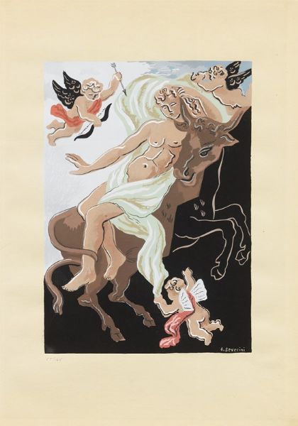 Enlvement d'Europe  - Asta Arte moderna, contemporanea e grafica  - Associazione Nazionale - Case d'Asta italiane