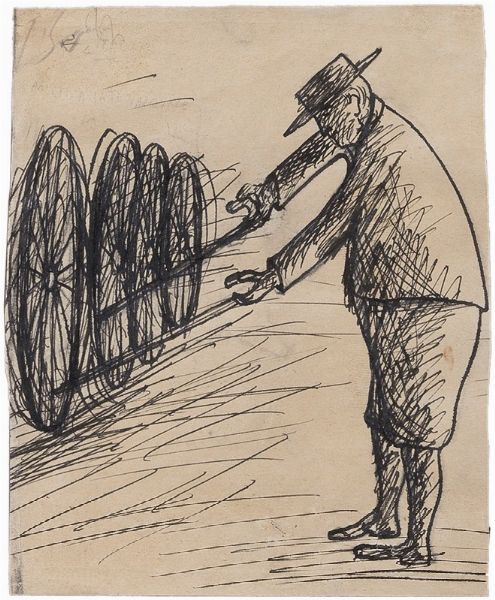 Sei disegni per Il Bargello  - Asta Arte moderna, contemporanea e grafica  - Associazione Nazionale - Case d'Asta italiane