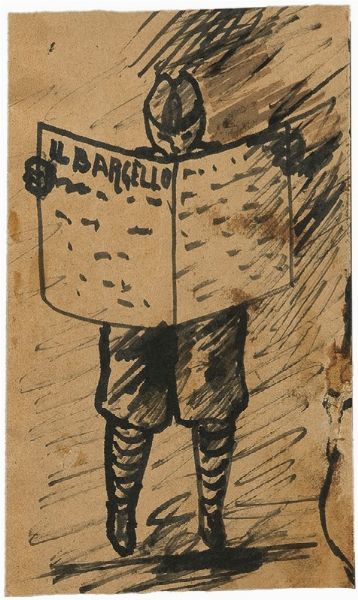 Sei disegni per Il Bargello  - Asta Arte moderna, contemporanea e grafica  - Associazione Nazionale - Case d'Asta italiane