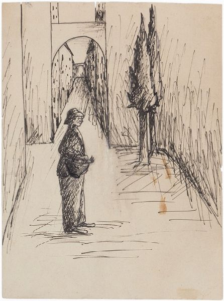 Sei disegni per Il Bargello  - Asta Arte moderna, contemporanea e grafica  - Associazione Nazionale - Case d'Asta italiane