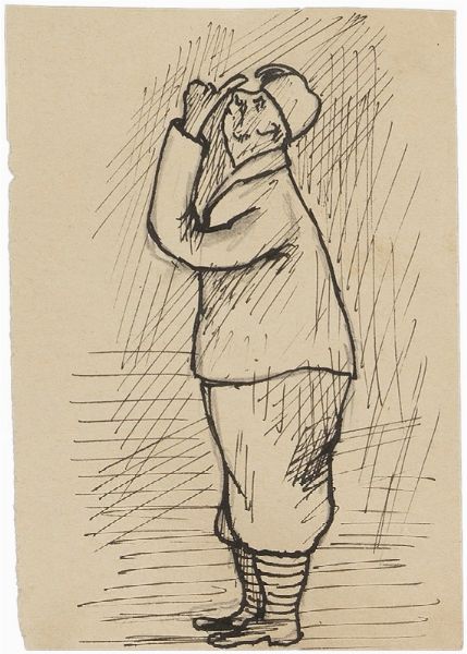 Sei disegni per Il Bargello  - Asta Arte moderna, contemporanea e grafica  - Associazione Nazionale - Case d'Asta italiane