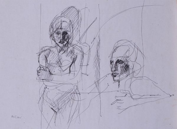 Tre disegni  - Asta Arte moderna, contemporanea e grafica  - Associazione Nazionale - Case d'Asta italiane