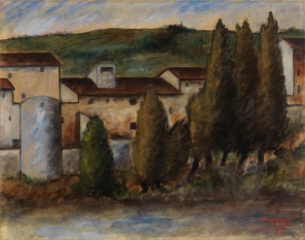Case sull'Arno  - Asta Arte moderna, contemporanea e grafica  - Associazione Nazionale - Case d'Asta italiane