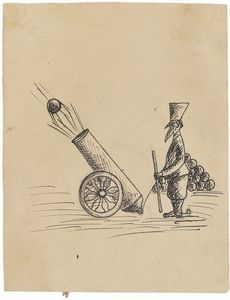 Sei disegni per Il Bargello  - Asta Arte moderna, contemporanea e grafica  - Associazione Nazionale - Case d'Asta italiane