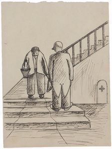 Sei disegni per Il Bargello  - Asta Arte moderna, contemporanea e grafica  - Associazione Nazionale - Case d'Asta italiane