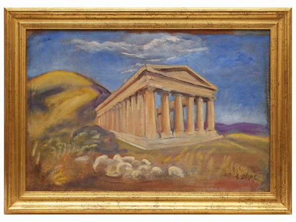 Elisabeth Chaplin : Tempio  - Asta Arte Moderna e Contemporanea - Associazione Nazionale - Case d'Asta italiane