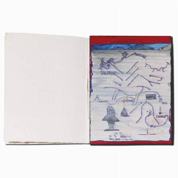 RACCOLTA DI TRE TECNICHE MISTE  - Asta Arte moderna e contemporanea  - Associazione Nazionale - Case d'Asta italiane