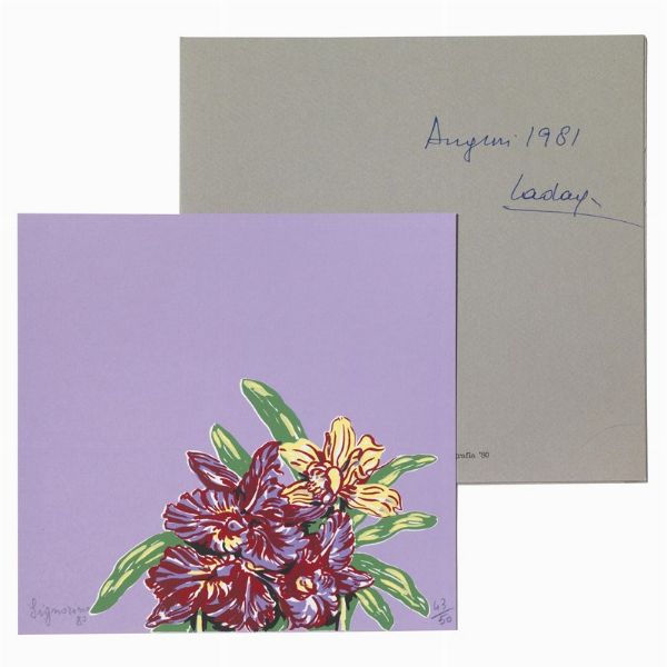 RACCOLTA DI TRE TECNICHE MISTE  - Asta Arte moderna e contemporanea  - Associazione Nazionale - Case d'Asta italiane