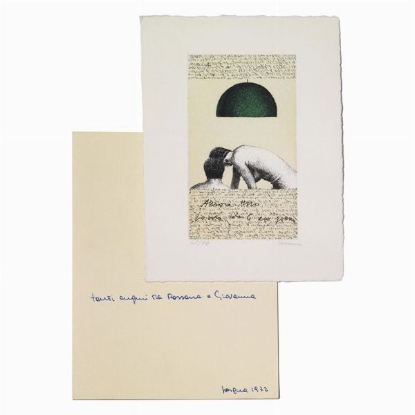 RACCOLTA DI SEI INCISIONI  - Asta Arte moderna e contemporanea  - Associazione Nazionale - Case d'Asta italiane